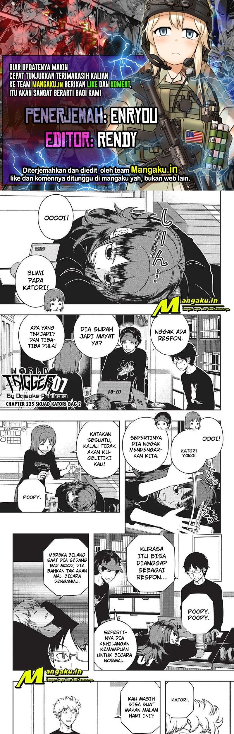 Komik World Trigger Chapter 225 gambar 1