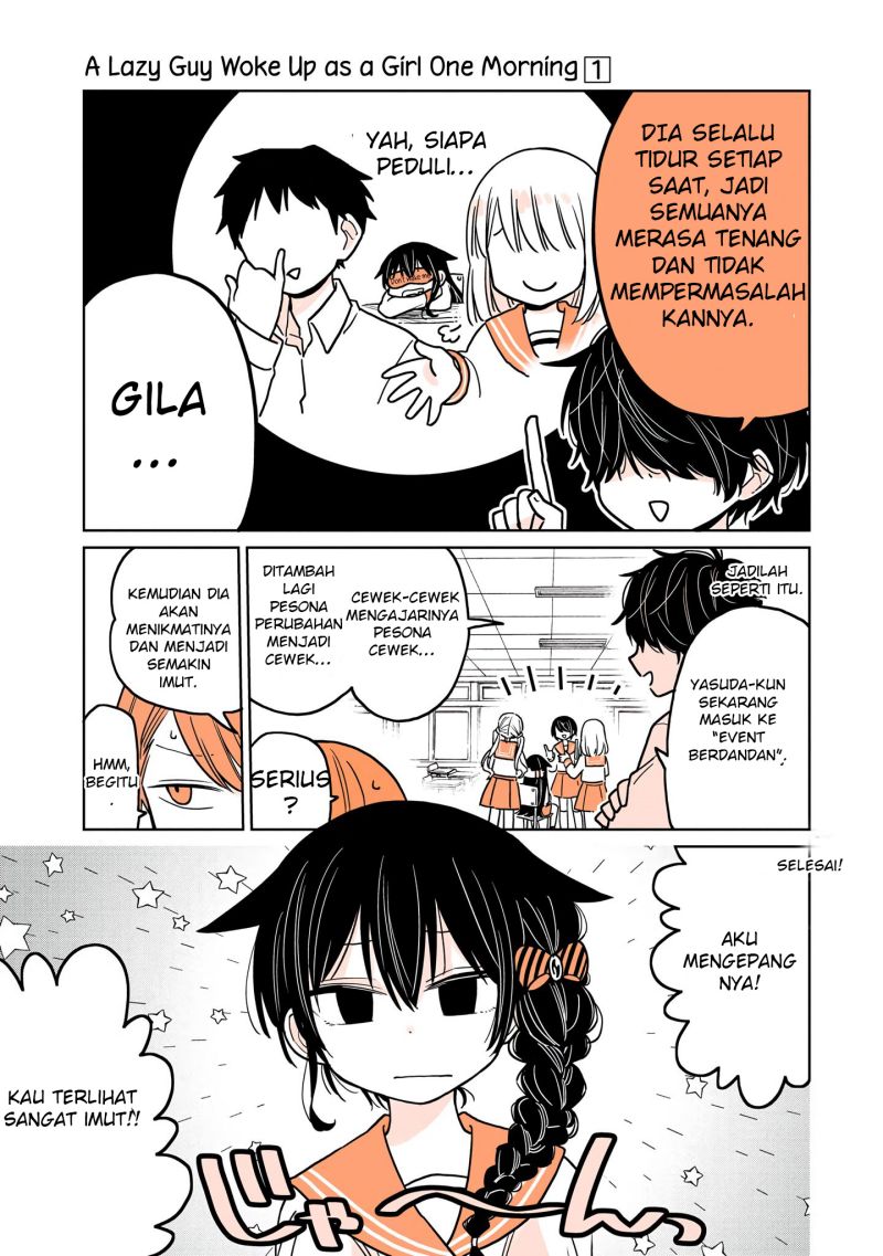 A Lazy Guy Woke Up as a Girl One Morning Chapter 04 - Halaman 10