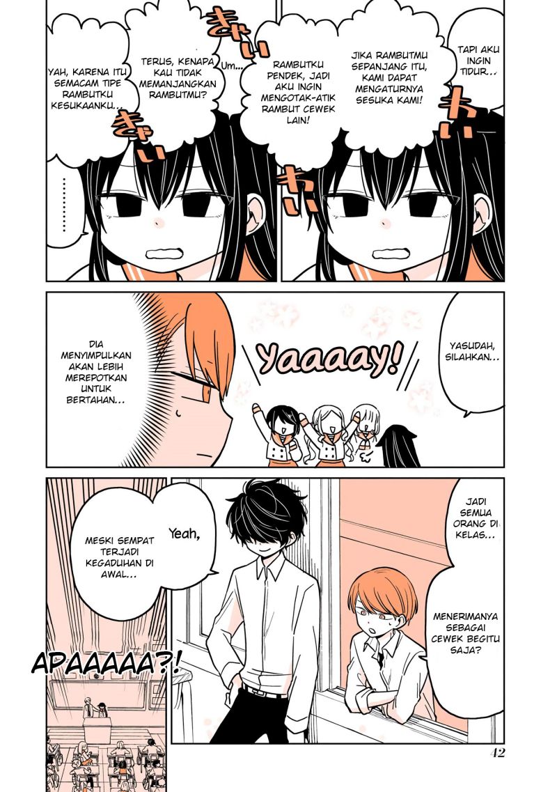 A Lazy Guy Woke Up as a Girl One Morning Chapter 04 - Halaman 9