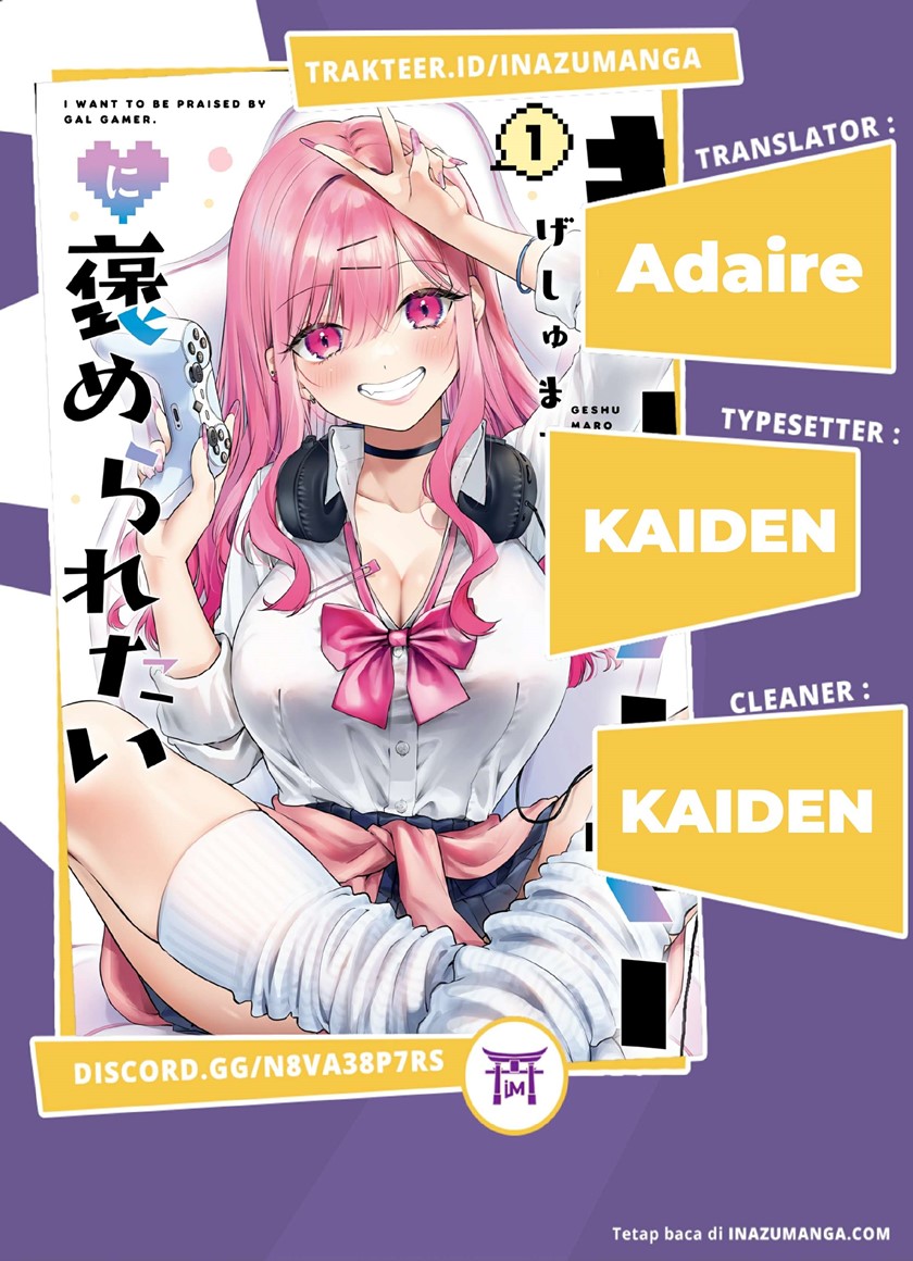 Komik Gyaru Gamer Homeraretai Chapter 13 gambar 1