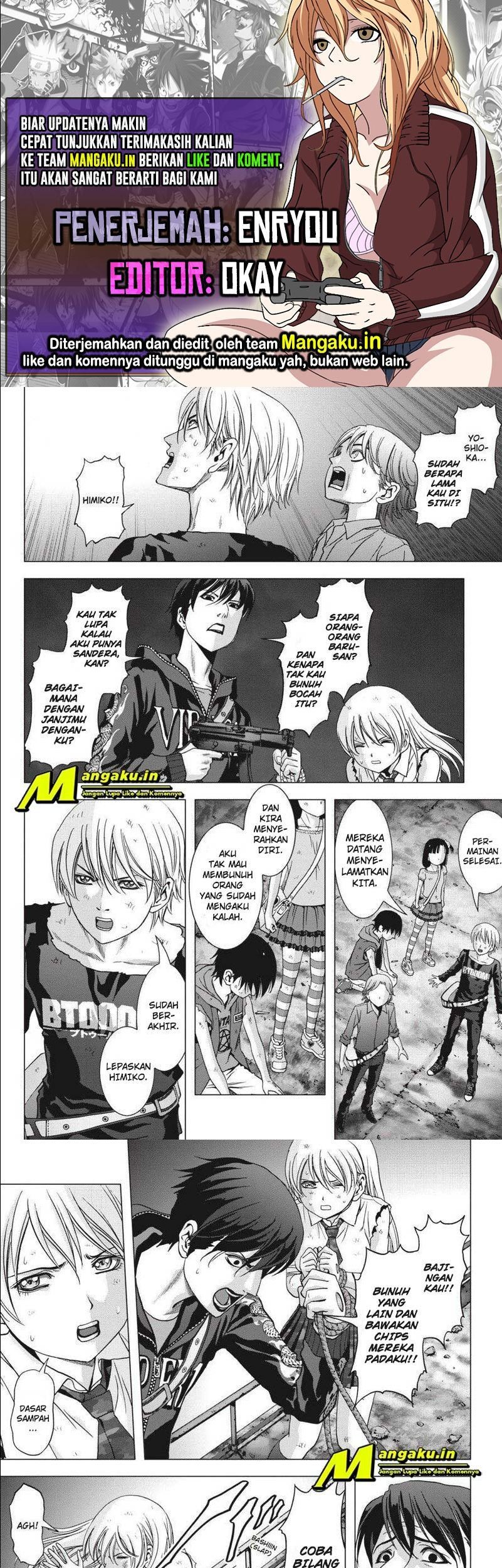 Komik Btooom! Chapter 106.2 gambar 1
