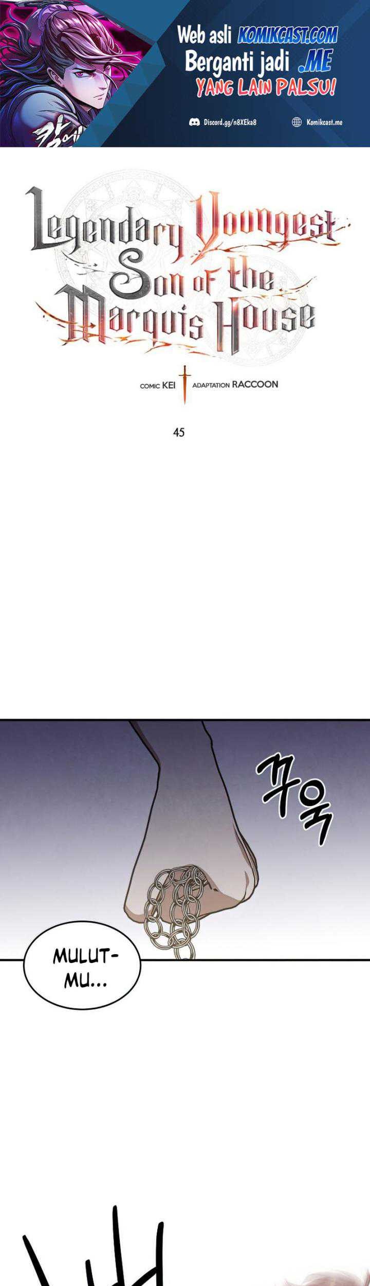 Manhwa Legendary Youngest Son of the Marquis House Chapter 45 gambar 2
