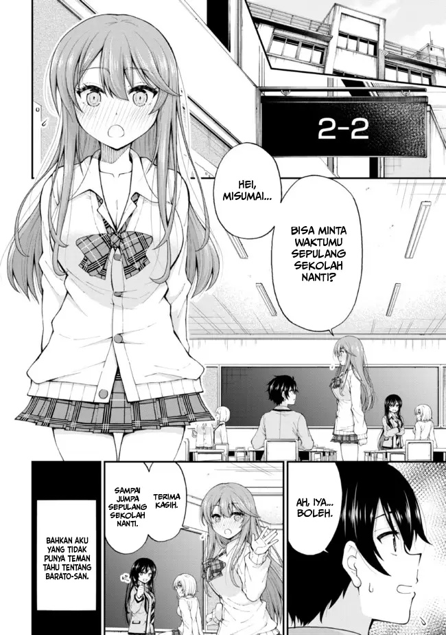 Manga Inkya no Boku ni Batsu Game ni Kokuhaku Shitekita Hazu no Gyaru ga, Doumitemo Boku ni Betahore Desu Chapter 01.2 gambar 2