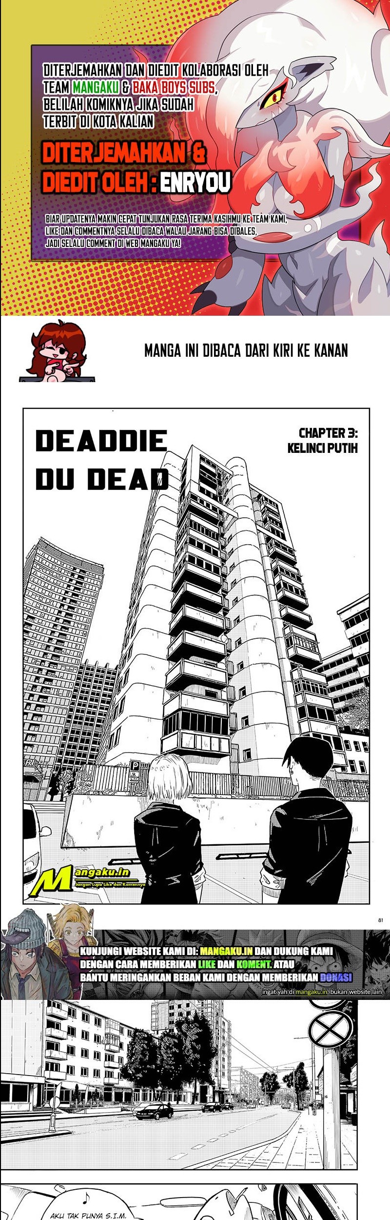 Komik Deaddie Du Dead Chapter 03 gambar 1