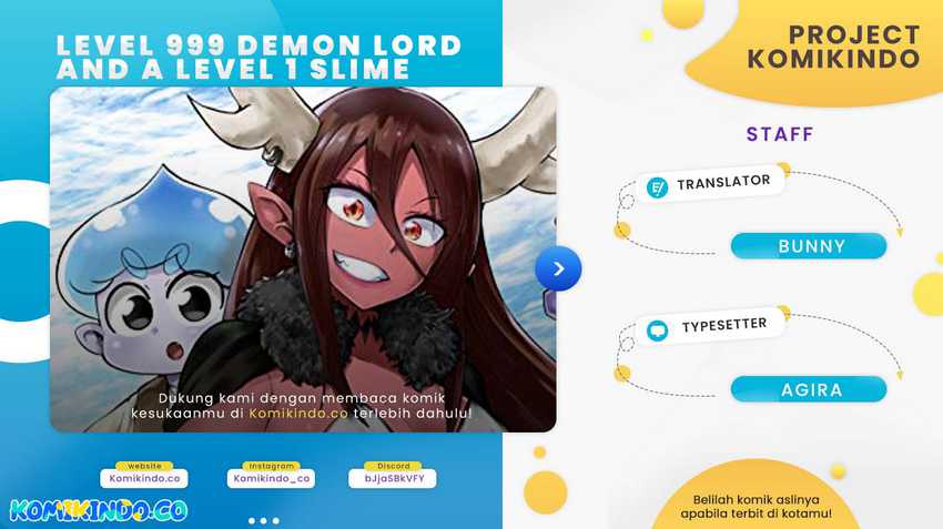 Komik Level 999 Demon Lord and a Level 1 Slime Chapter 02 gambar 1