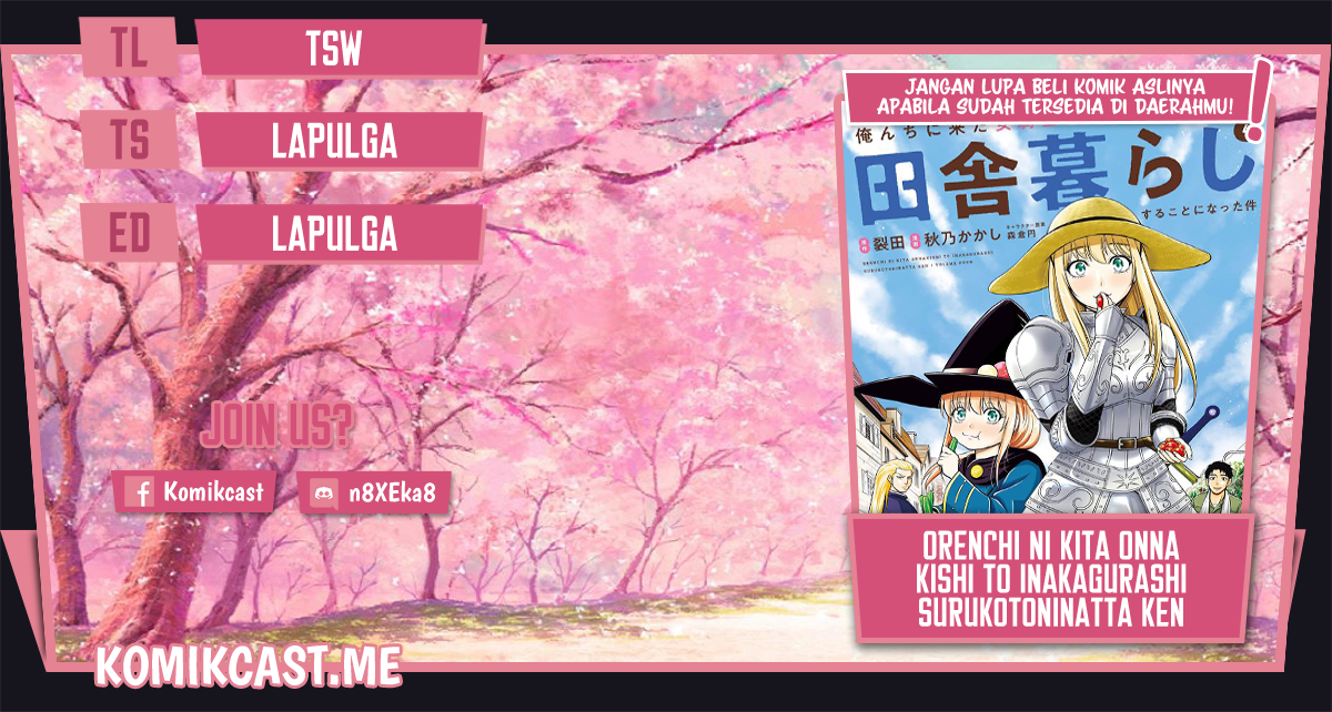 Komik Orenchi ni Kita Onna Kishi to: Inakagurashi suru Koto ni Natta Ken Chapter 80 gambar 1