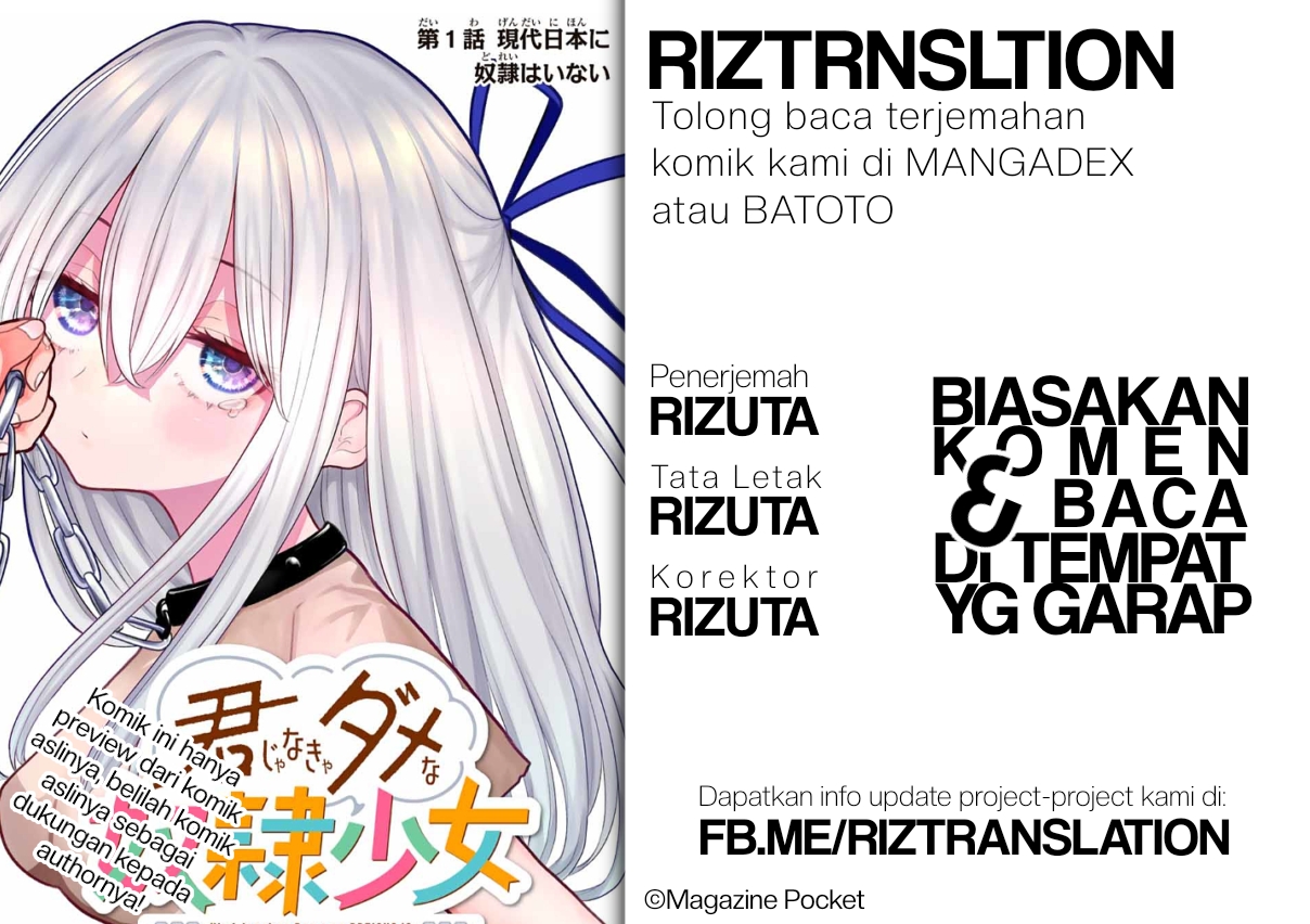 Manga Kimi Janakya Dame na Dorei Shoujo Chapter 02 gambar 2