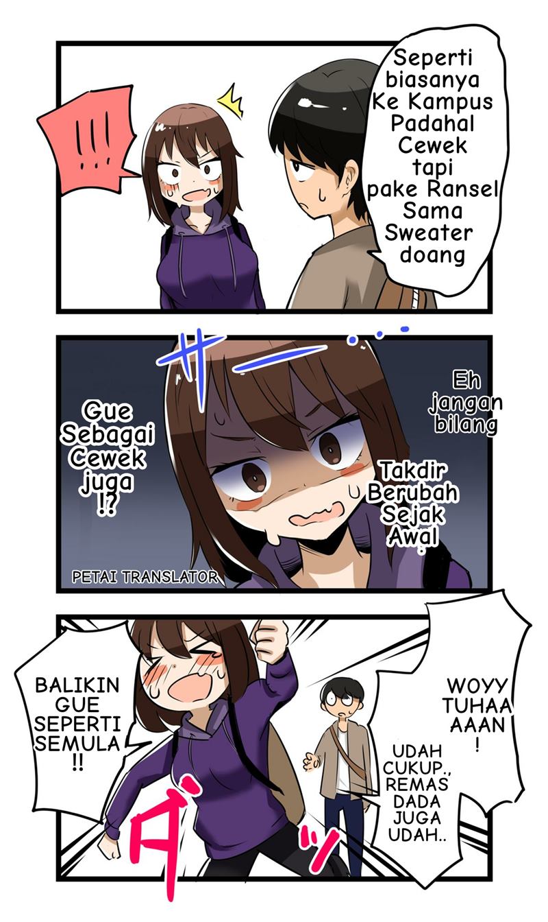 After Visiting An Odd Website, I Transformed Into A Girl Chapter 2 - Halaman 4