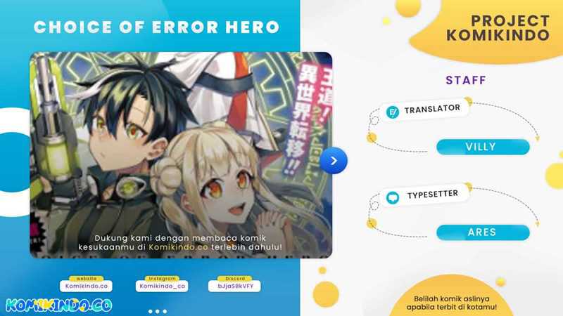Choice of Error Hero Chapter 3 halaman 1