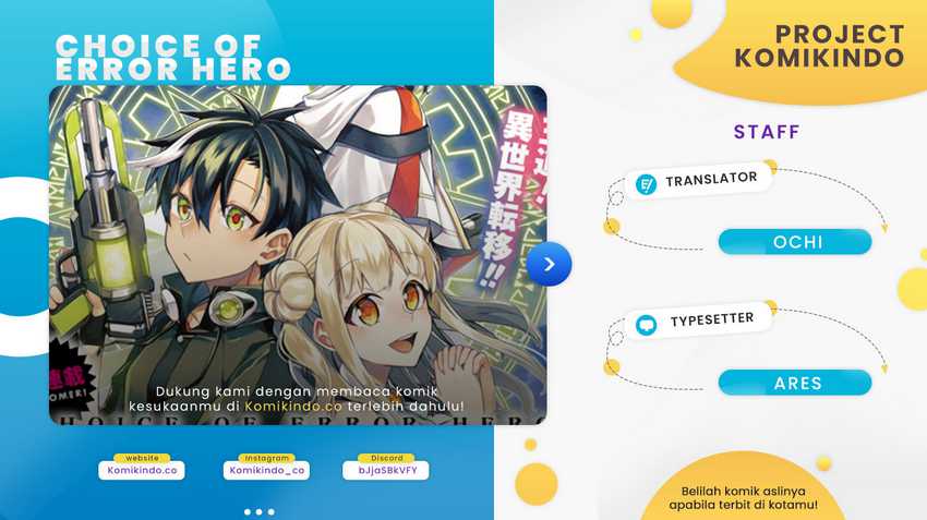Choice of Error Hero Chapter 1 halaman 1