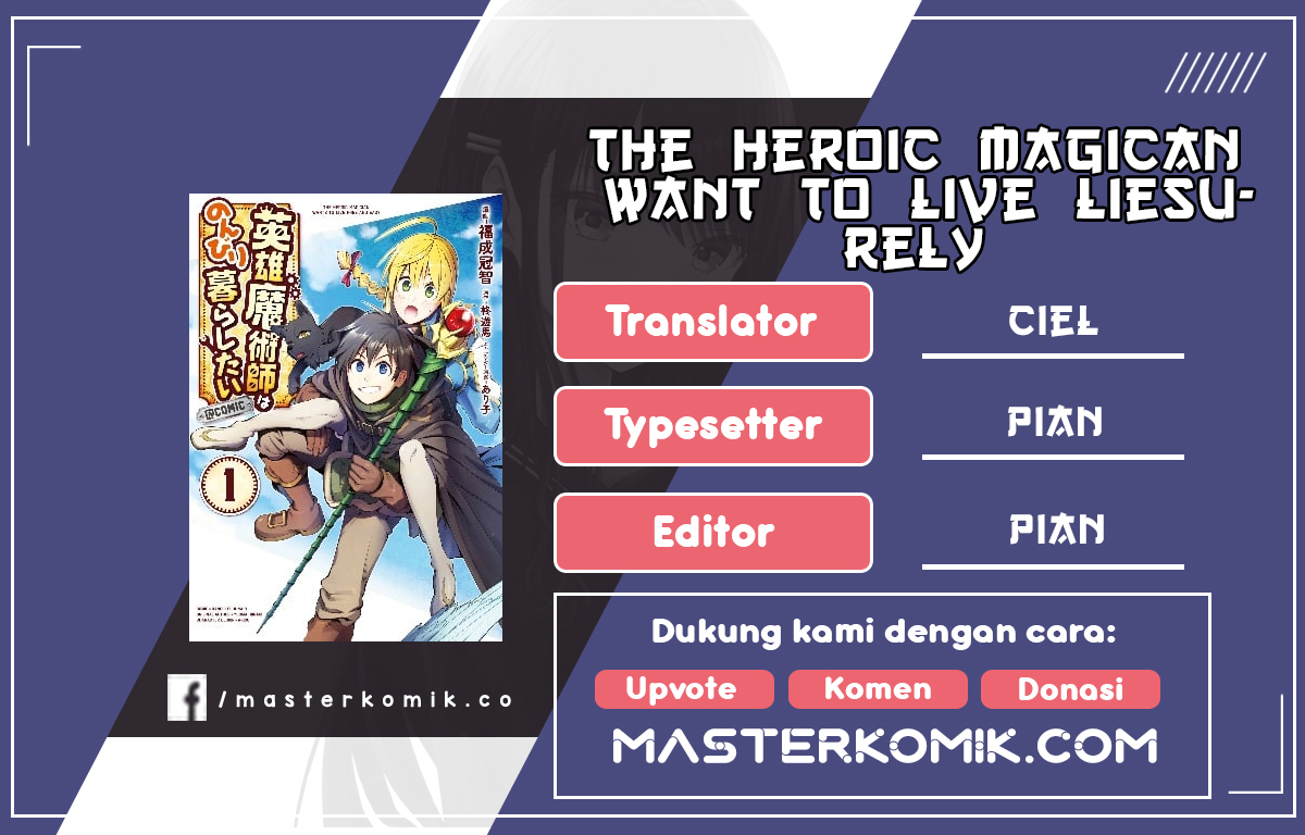 Komik The Heroic Magician Want To Live Leisurely Chapter 01.2 gambar 1