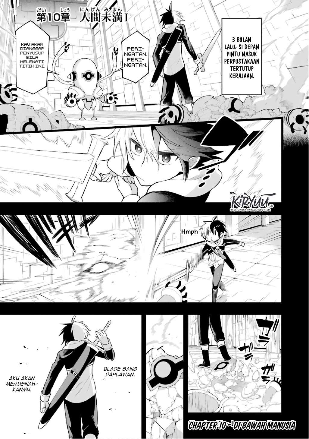 Manga Eiyuu Kyoushitsu Chapter 10.1 gambar 2