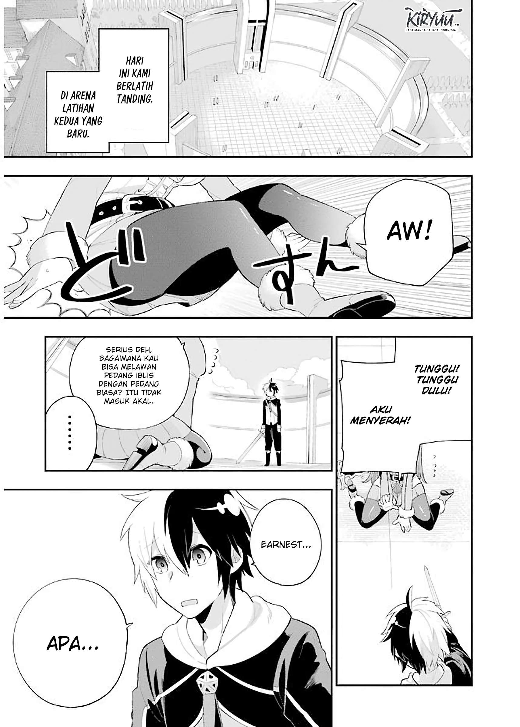 Manga Eiyuu Kyoushitsu Chapter 4.2 gambar 2
