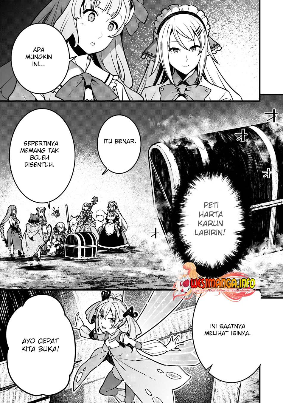Manga Kyoukai Meikyuu to Ikai no Majutsushi Chapter 50 gambar 2