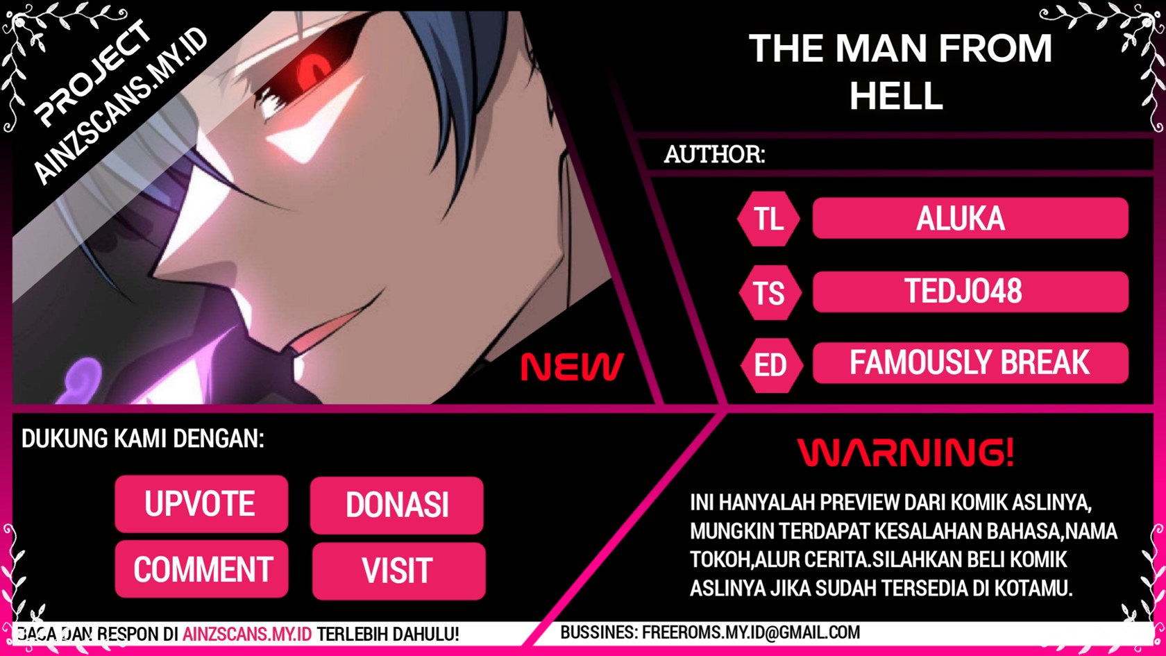 Komik Man From Hell Chapter 22 gambar 1