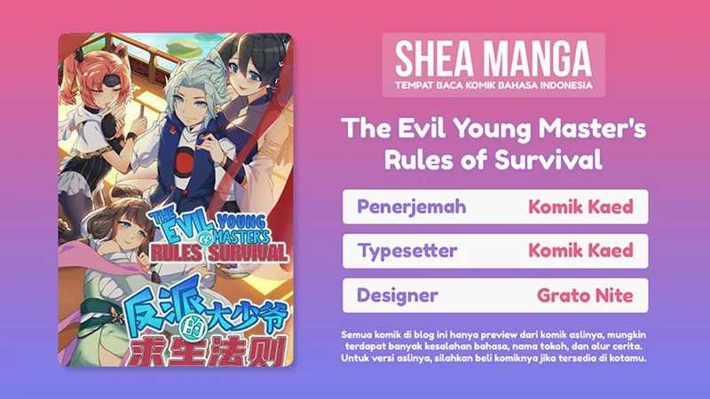 Komik The Evil Young Master’s Rules of Survival Chapter 02 gambar 1