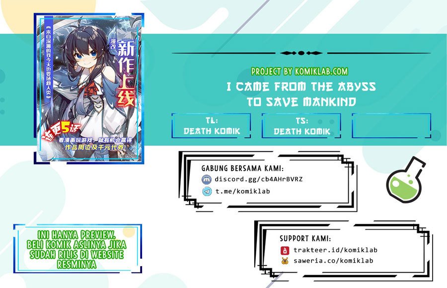Komik I Came From The Abyss to Save Mankind Chapter 01 gambar 1