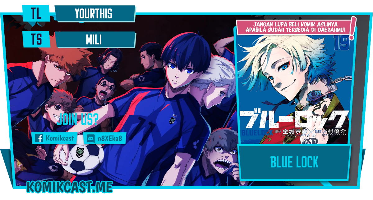Komik Blue Lock Chapter 184 gambar 1