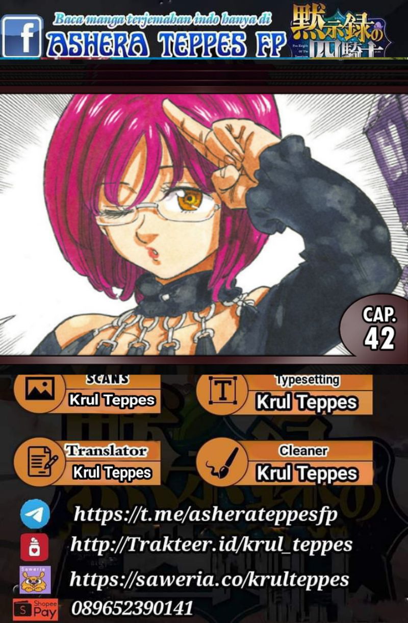Komik Mokushiroku no Yonkishi Chapter 42 gambar 1