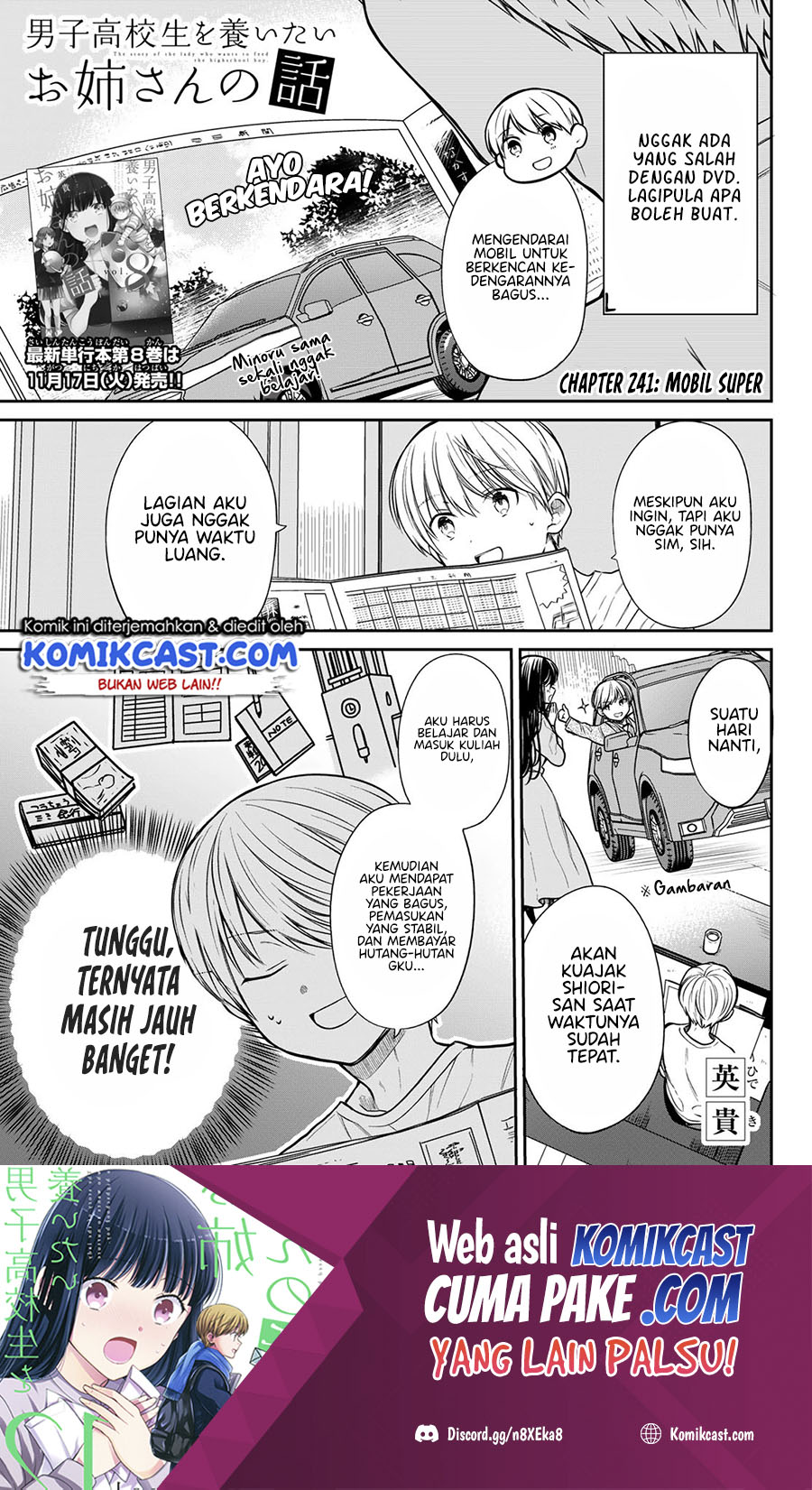 Danshi Koukousei wo Yashinaitai Onee-san no Hanashi Chapter 241 - Halaman 2
