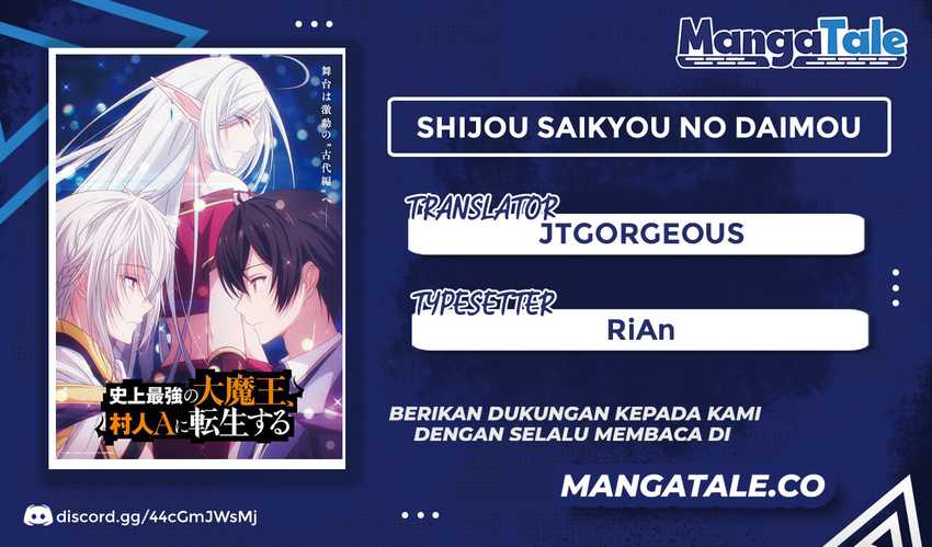 Komik Shijou Saikyou no Daimaou, Murabito A ni Tensei suru Chapter 23 gambar 1