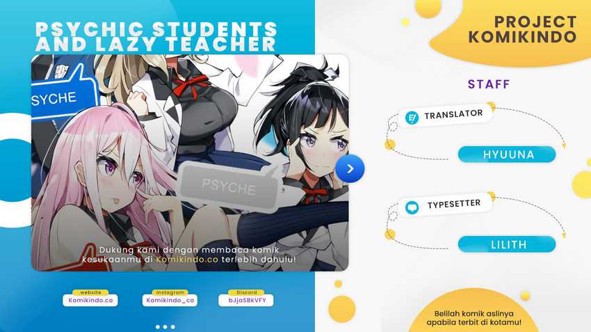 Komik Psychic Students And A Lazy Teacher Chapter 02.1 gambar 1