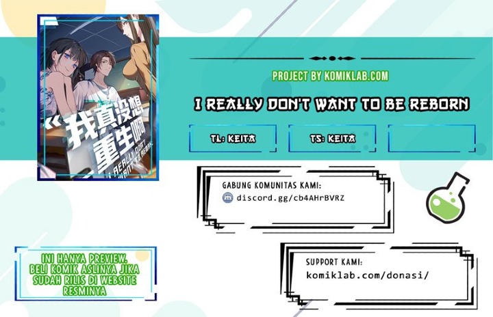 Komik I Really Don’t Want to Be Reborn Chapter 09 gambar 1