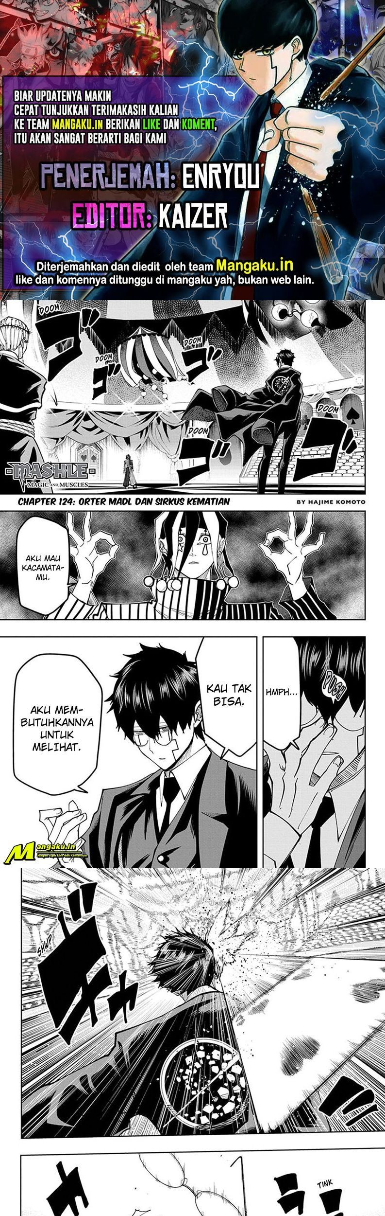 Komik Mashle: Magic and Muscles Chapter 124 gambar 1