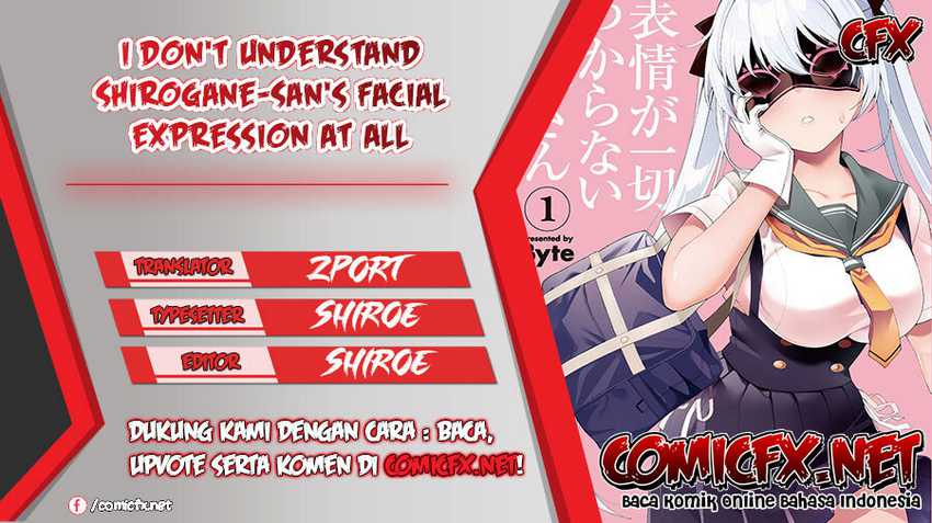 Komik Hyoujou ga Issai Wakaranai Shirogane-san Chapter 03 gambar 1