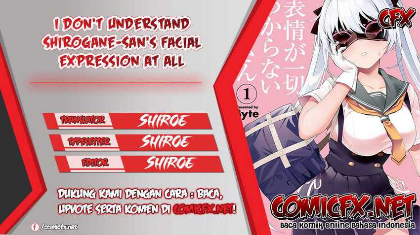 Komik Hyoujou ga Issai Wakaranai Shirogane-san Chapter 01.2 gambar 1