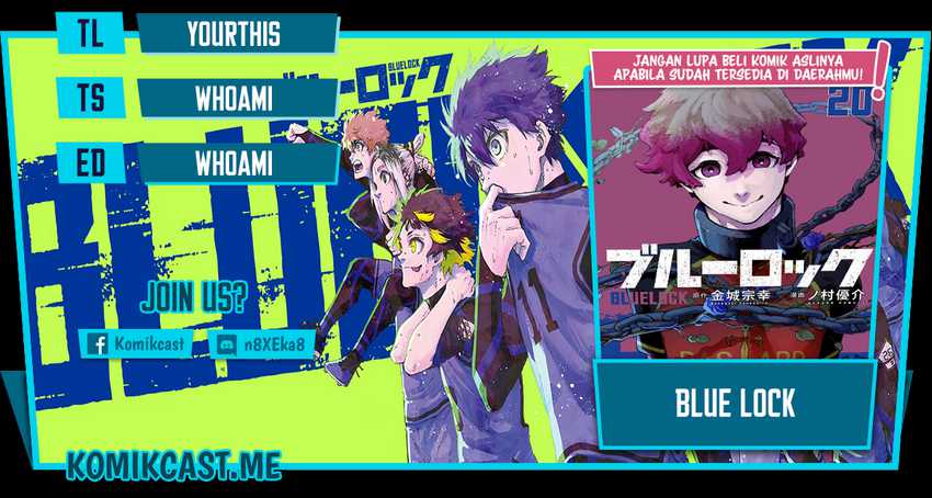 Komik Blue Lock Chapter 188 gambar 1