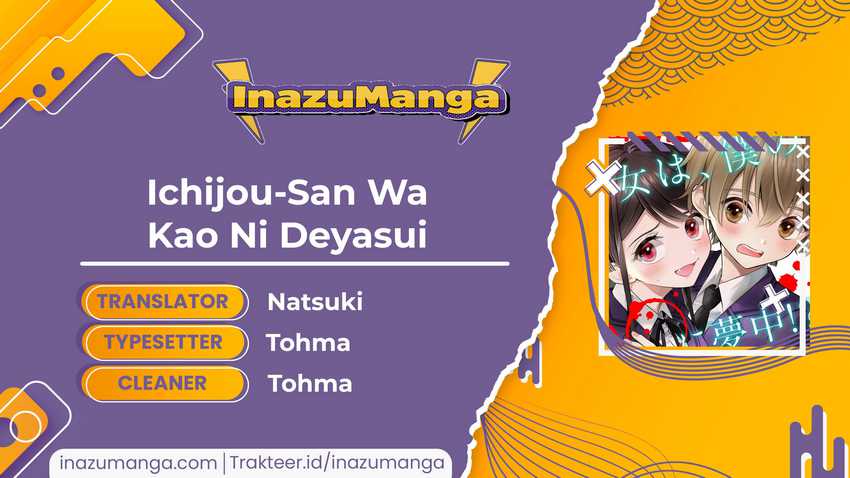 Manga Ichijou-san wa Kao ni Deyasui Chapter 01 gambar 2