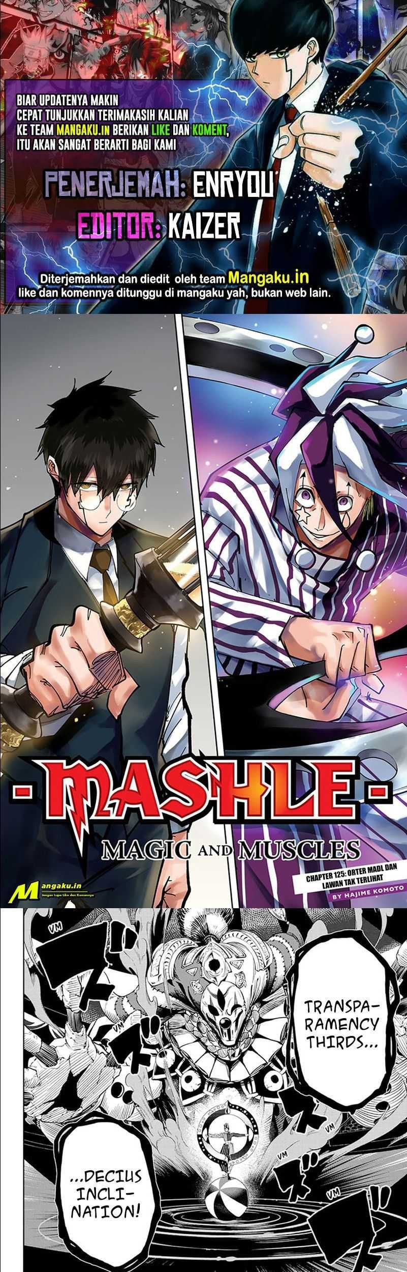 Komik Mashle: Magic and Muscles Chapter 125 gambar 1