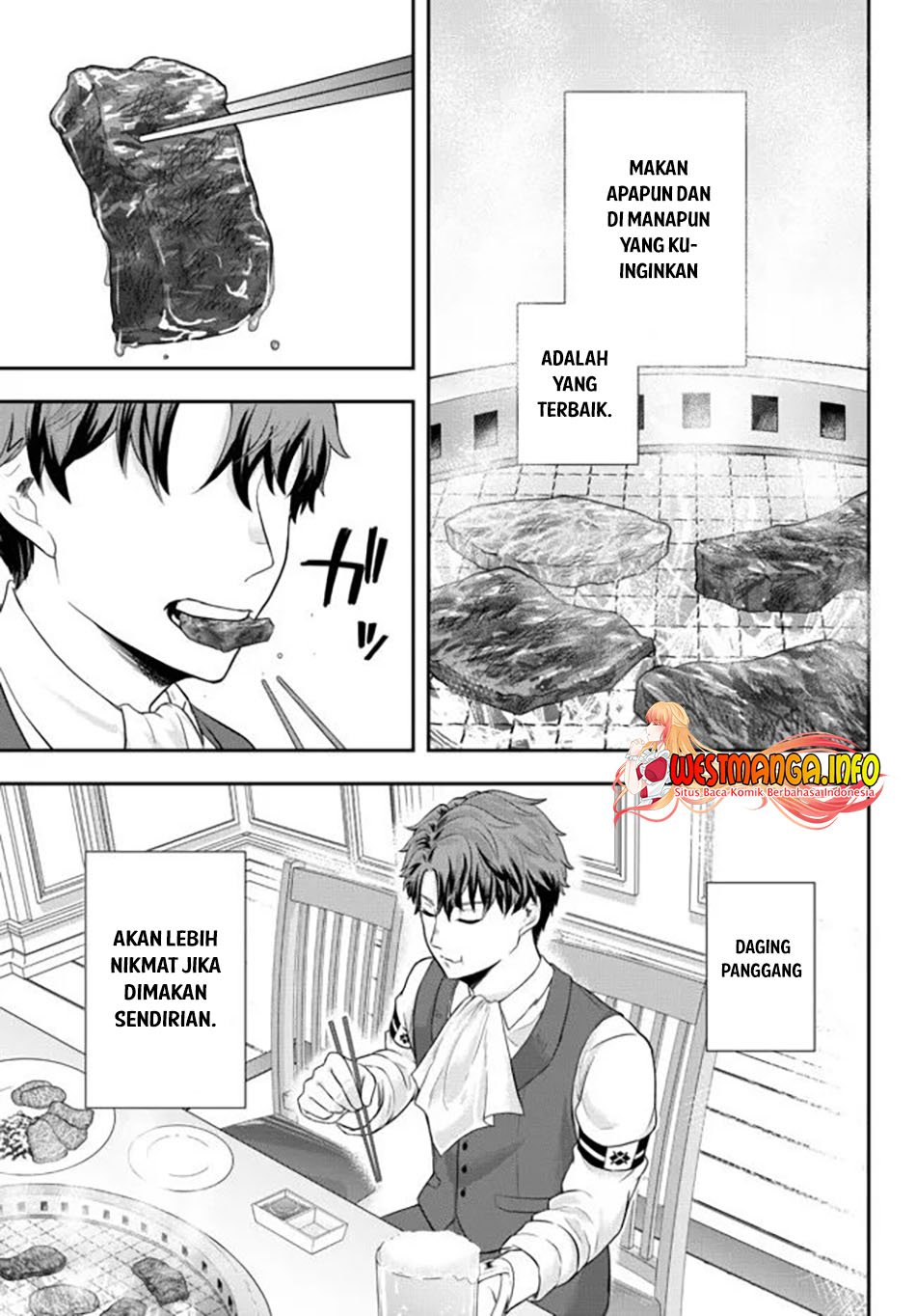 Komik Dokushin Kizoku wa Isekai wo Ouka Suru: Kekkon Shinai Otoko no Yuuga na Ohitori-sama Life Chapter 2 gambar 1