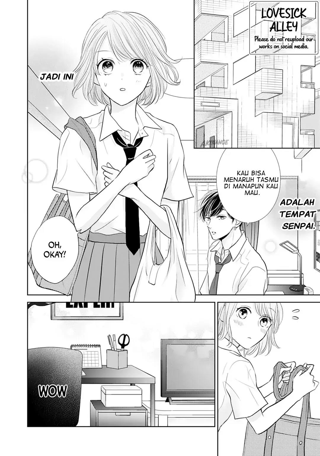 Senpai wa, Ijiwaru ni Tsuki Chapter 13 - Halaman 4
