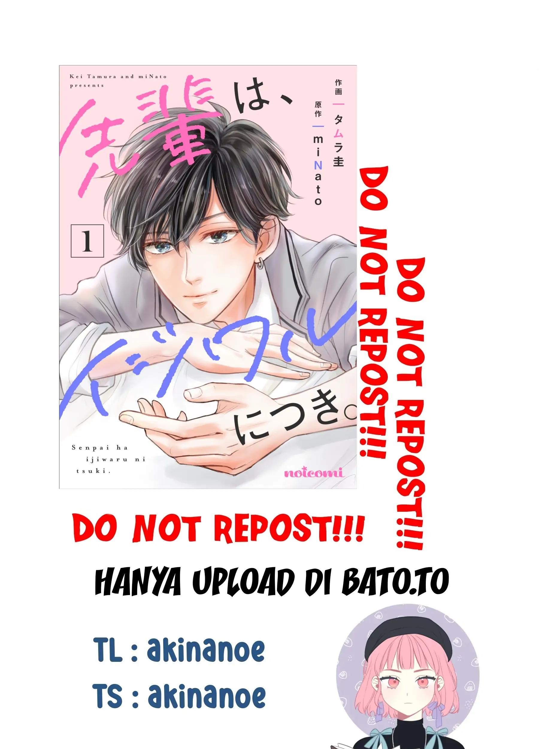 Komik Senpai wa, Ijiwaru ni Tsuki Chapter 10 gambar 1