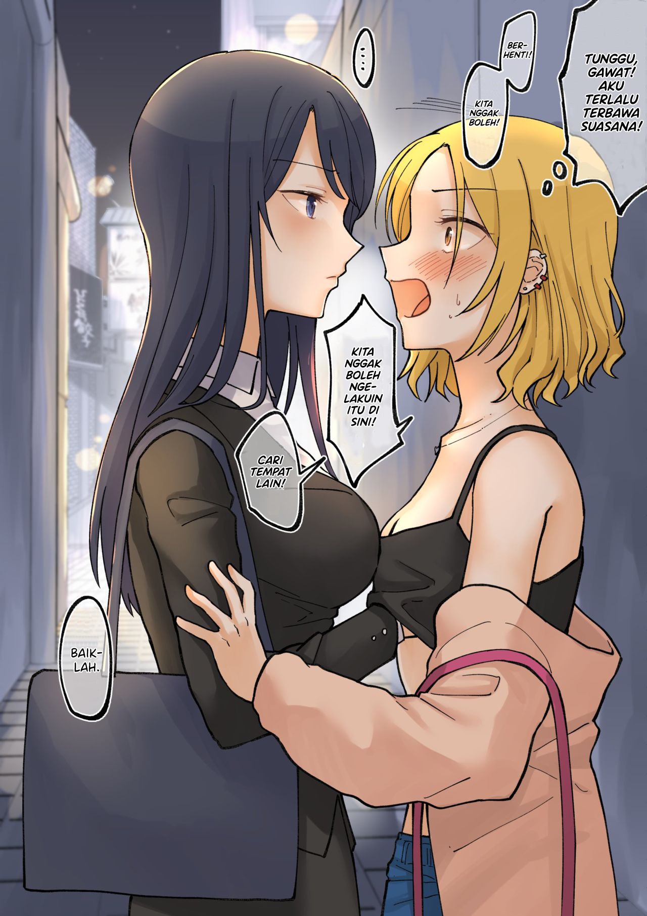 1 RT de Nakawarui Nonke Joshi-tachi ga 1-byou Kiss suru Chapter 10 - Halaman 4
