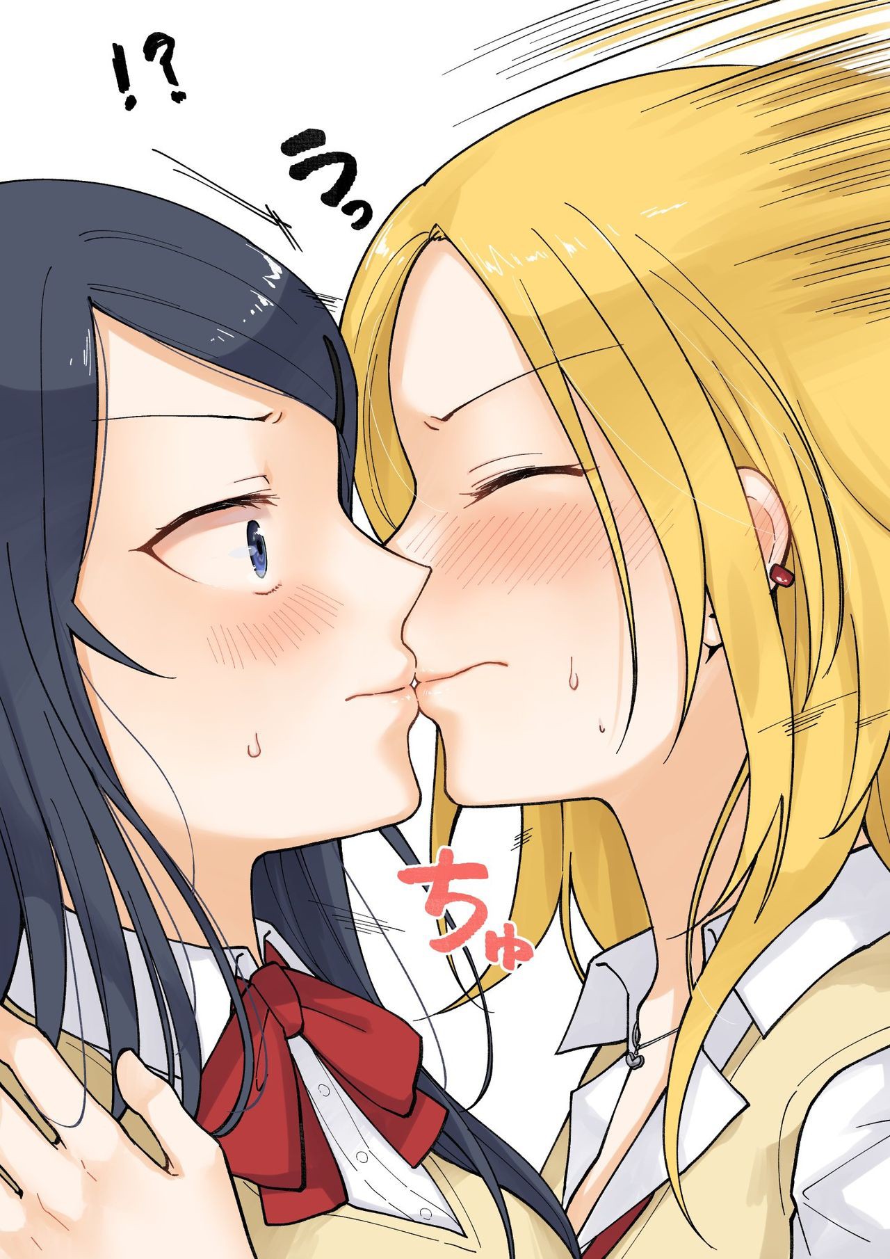 Komik 1 RT de Nakawarui Nonke Joshi-tachi ga 1-byou Kiss suru Chapter 2 gambar 1