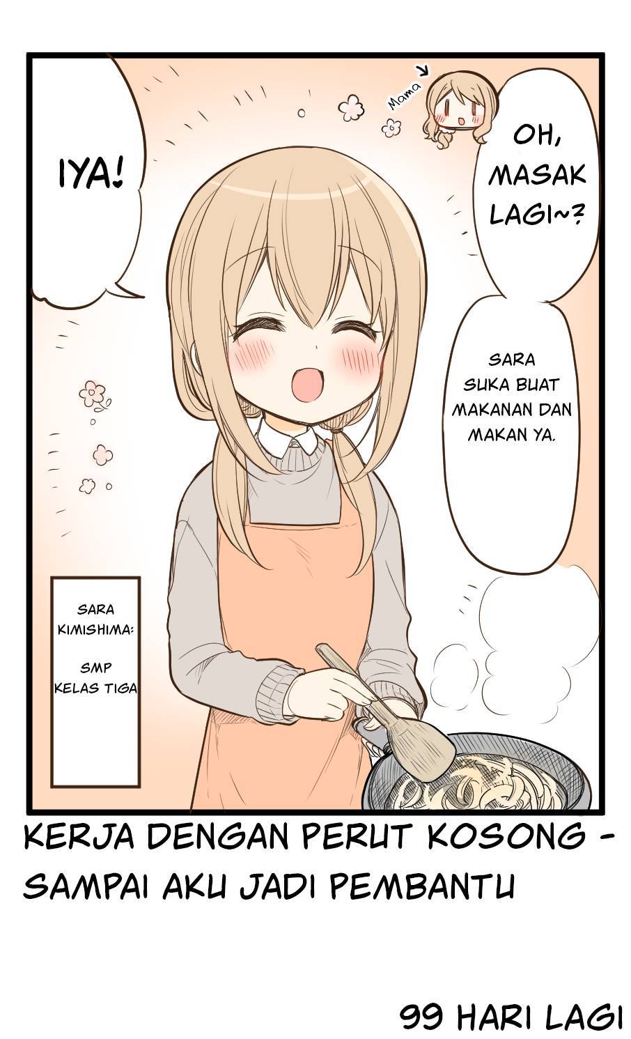 Komik 100 Nichigo ni Kuufuku de Taore Maid ni Naru Onna no Ko Chapter 1 gambar 1