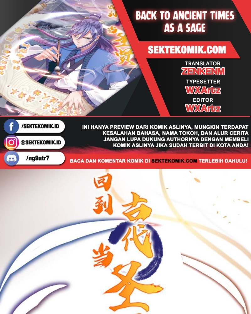 Komik Back to Ancient Times As a Sage Chapter 1 gambar 1