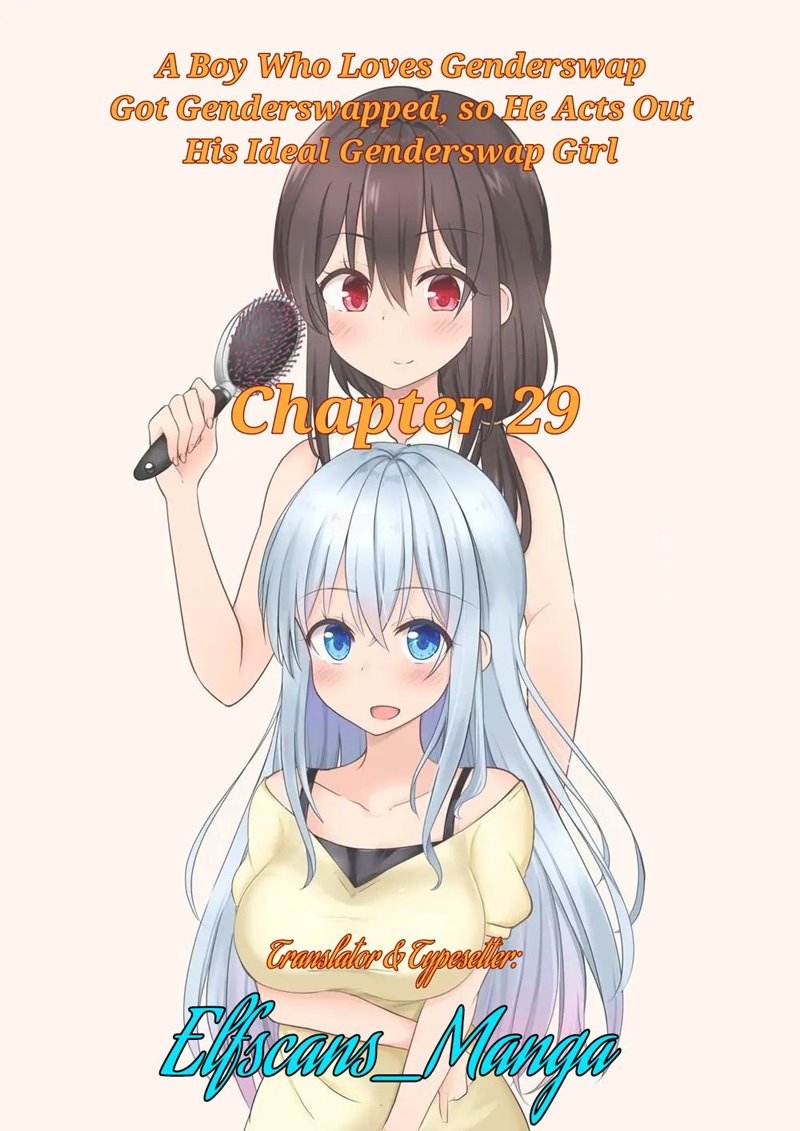 Komik A Boy Who Loves Genderswap Got Genderswapped, so He Acts Out His Ideal Genderswap Girl Chapter 29 gambar 1