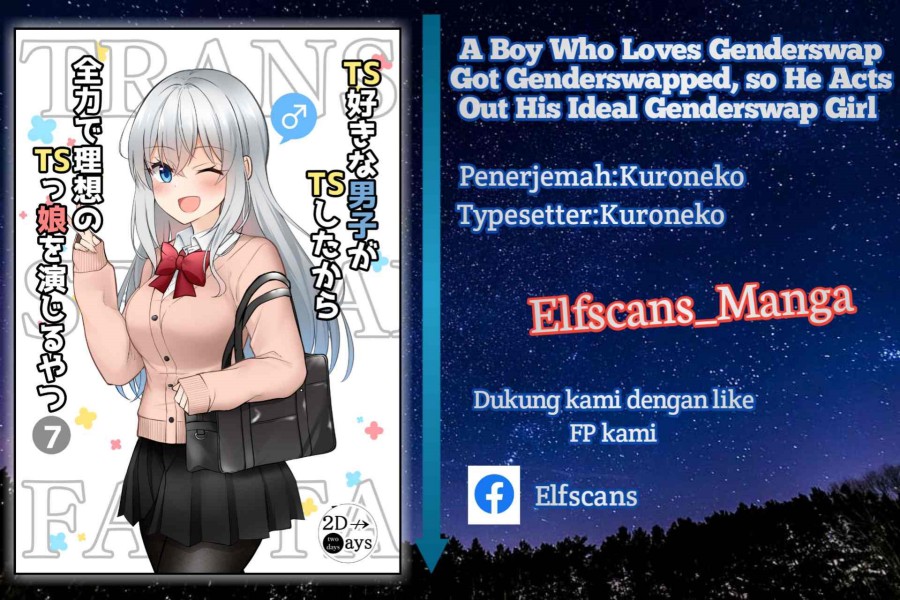 Komik A Boy Who Loves Genderswap Got Genderswapped, so He Acts Out His Ideal Genderswap Girl Chapter 4 gambar 1