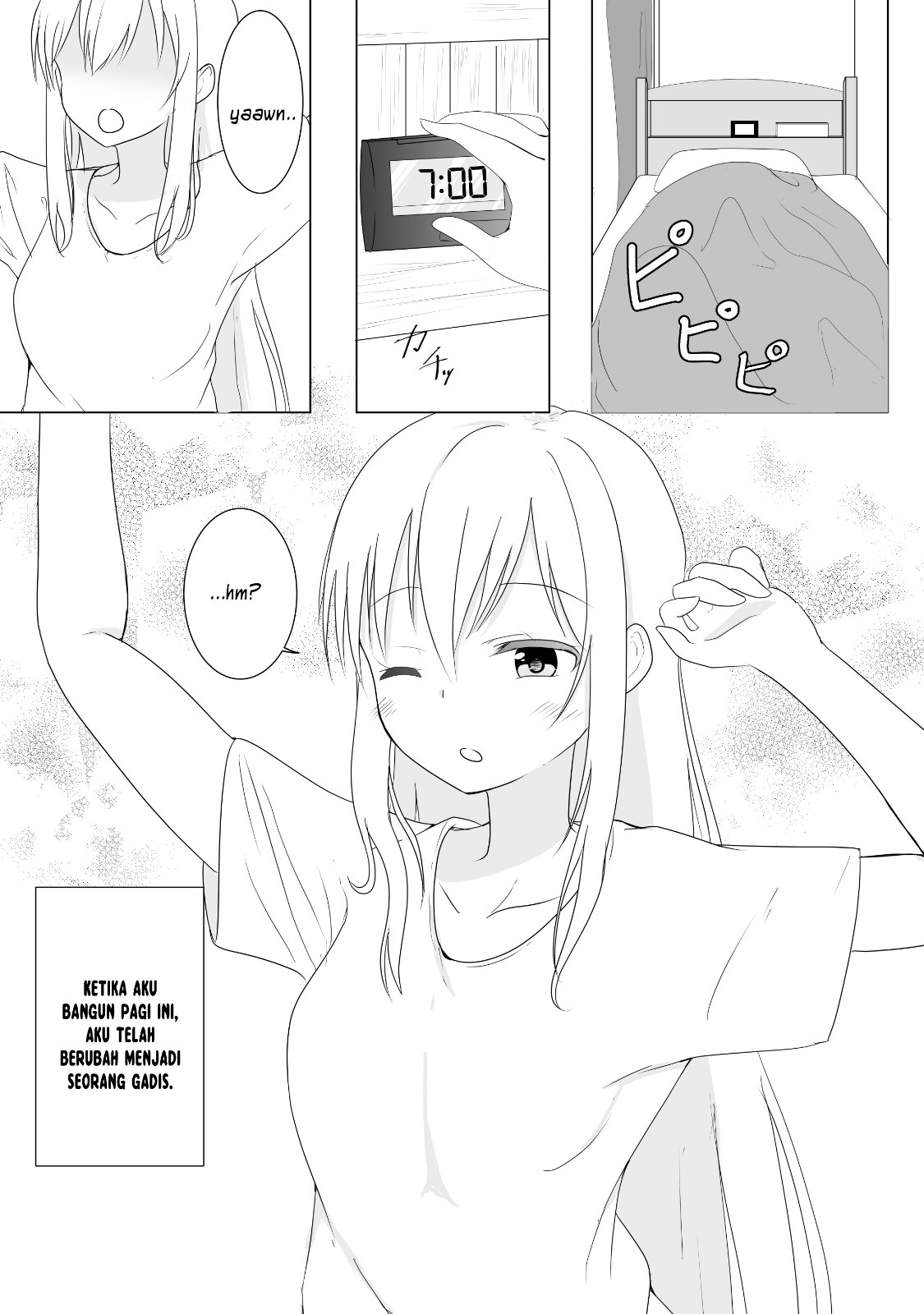 Komik A Boy Who Loves Genderswap Got Genderswapped, so He Acts Out His Ideal Genderswap Girl Chapter 1 gambar 1
