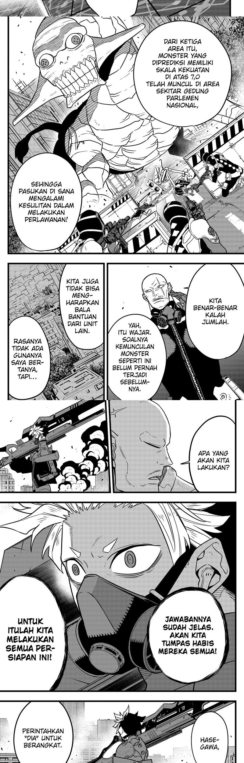8Kaijuu Chapter 71 - Halaman 9