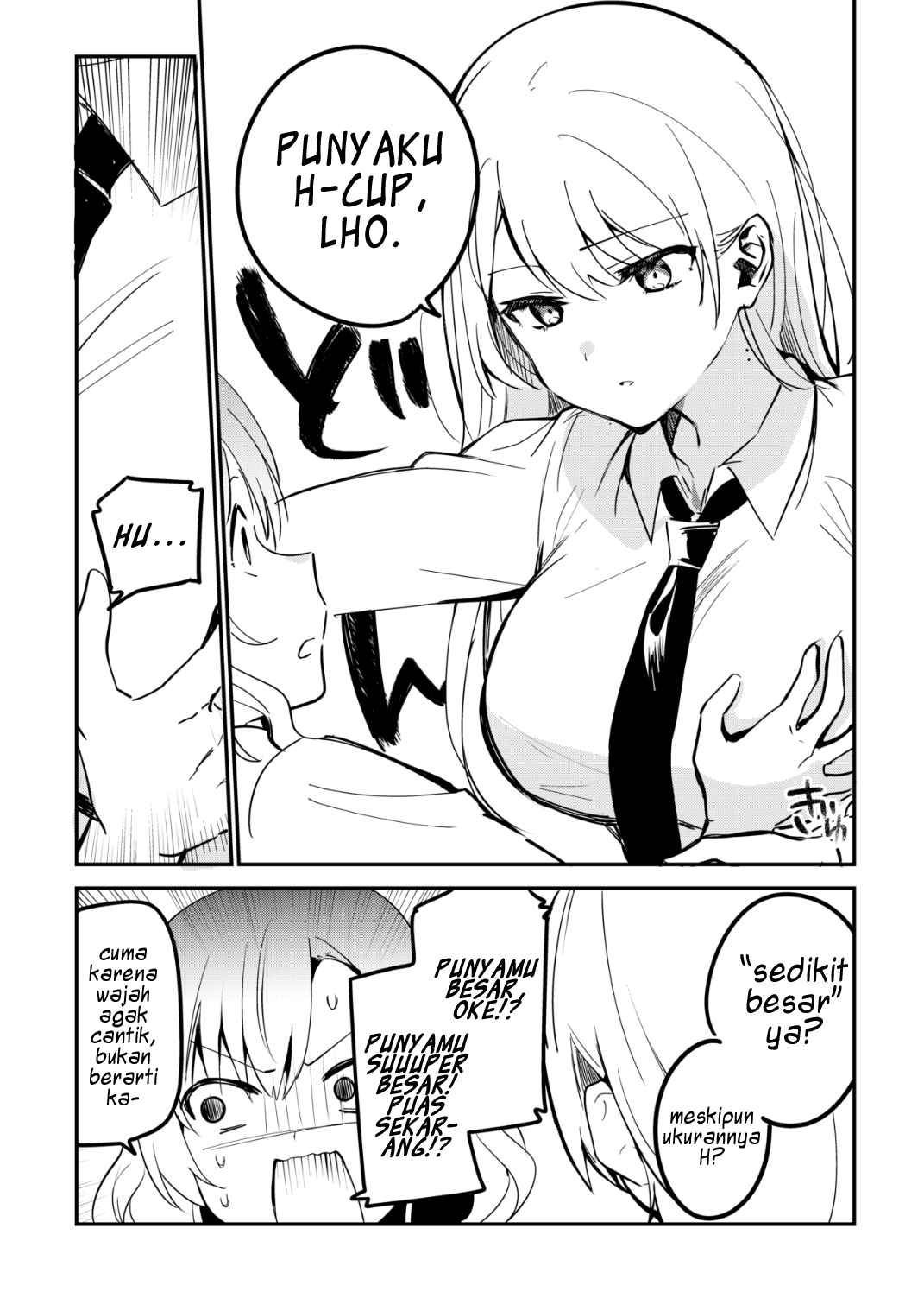 A Girl Whose Breasts are a Little Big and is Kinda Pretty Chapter 1 - Halaman 2