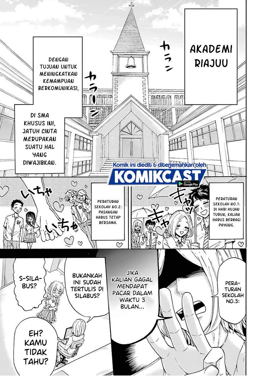 A Gyaru and Otaku who have entered a school where they will have to dropout if they cannot get a lover! Chapter .1 – halaman 2