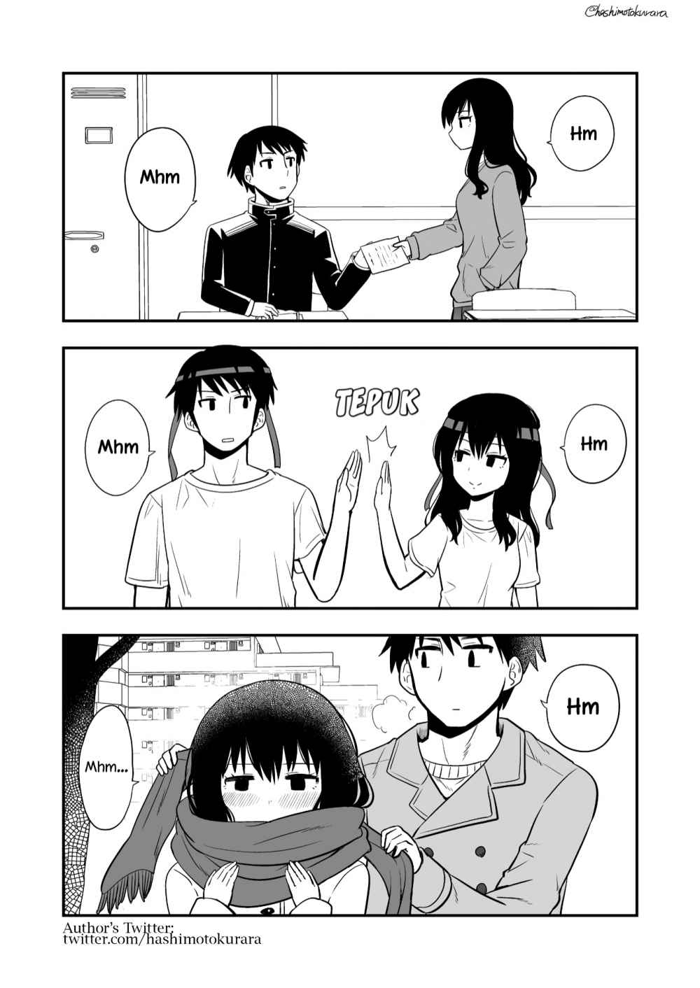 Komik A Relationship Communicated Through “Hm” and “Mhm” Chapter 00.1 gambar 1