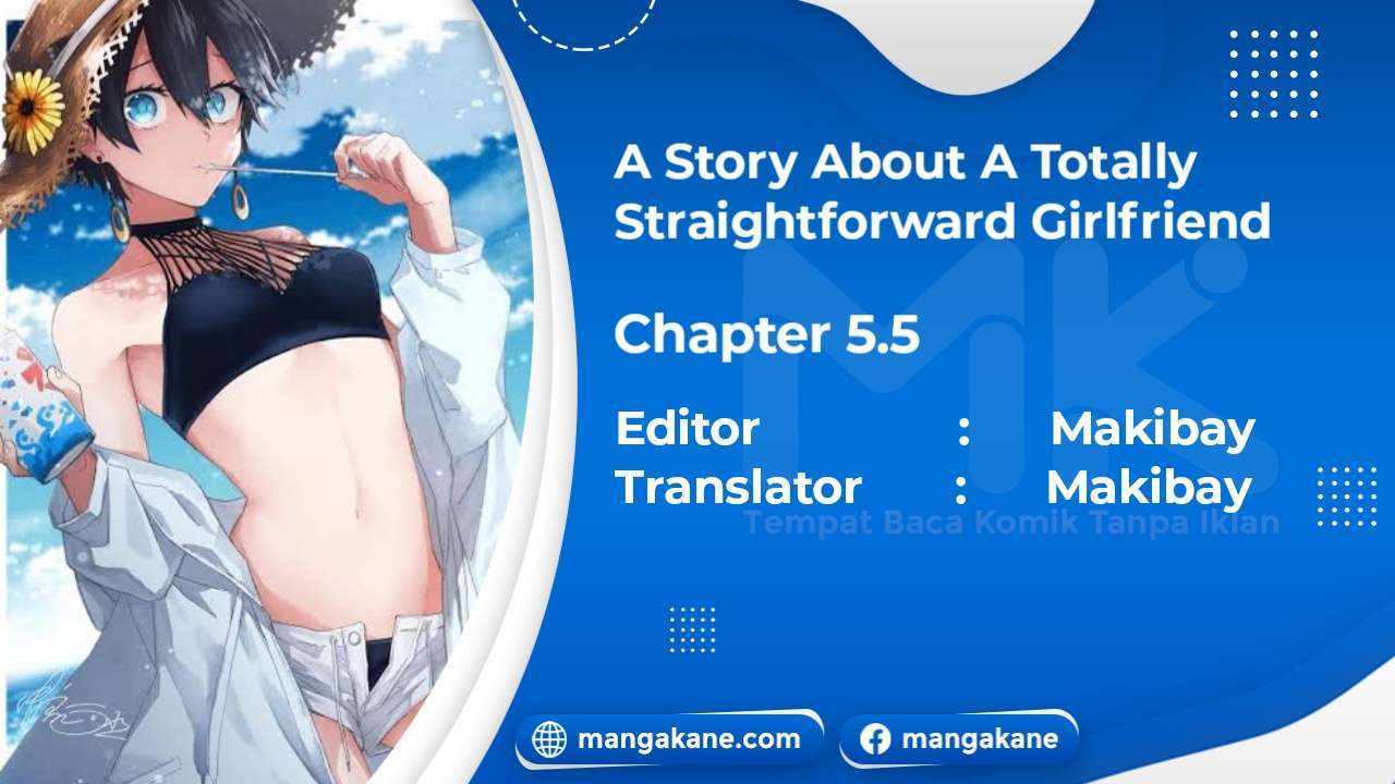 Komik A Story About A Totally Straightforward Girlfriend Chapter 5.5 gambar 1