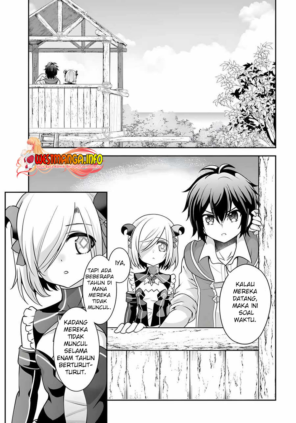 Manga Tenohira Kaitaku Mura de Isekai Kenkokuki: Fueteku Yome-tachi to Nonbiri Mujintou Life (fix) Chapter 34 gambar 2