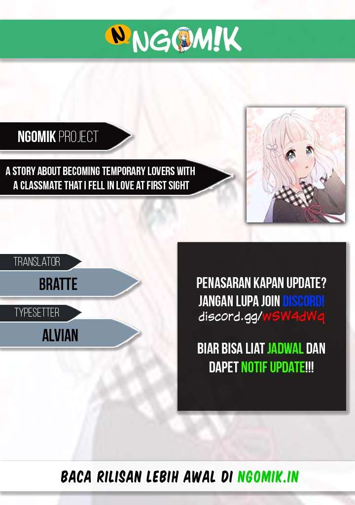 Komik A story about becoming Temporary Lovers with a classmate that I fell in love at first sight Chapter 00.1 gambar 1